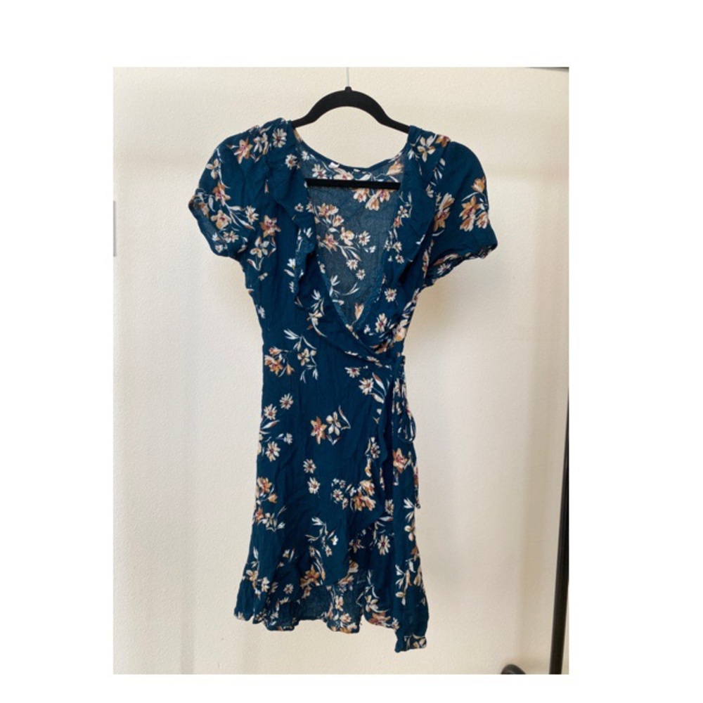 Turquoise Flower Dress